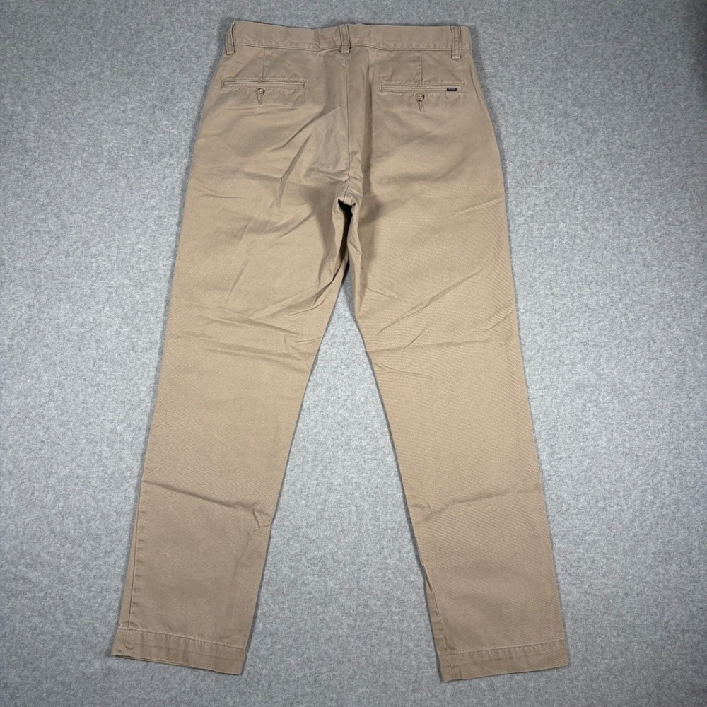 Polo Ralph Lauren Slim Fit Chino Pants Men 32x32 (Fits 31x30) Beige Khaki - Picture 2 of 9